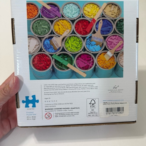 LEGO Paint Party puzzle 1000 pieces complete - Picture 3 of 6